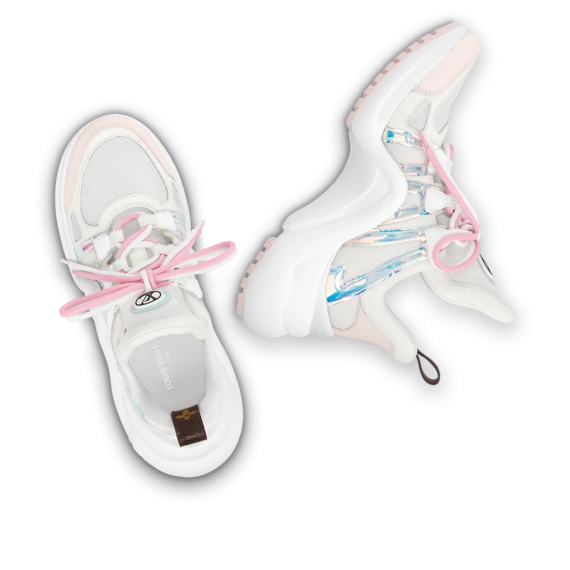 Women's Rose Clair Pink LV Archlight Sneaker - Outlet Original