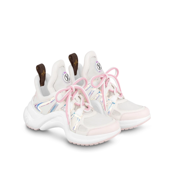 Women's Rose Clair Pink LV Archlight Sneaker - Outlet