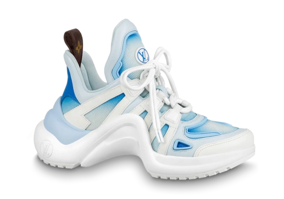 Lv Archlight Sneaker Outlet, Light Blue for Women