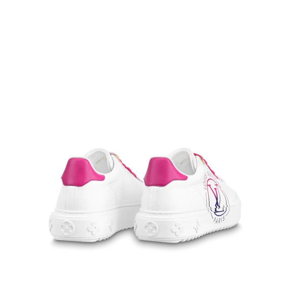 Buy Now - Women's Fuchsia Pink Louis Vuitton Time Out Sneaker