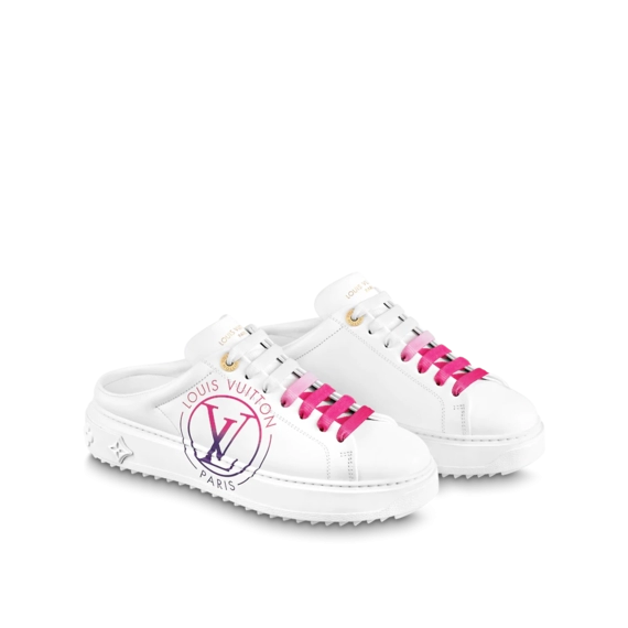Save on a New Louis Vuitton Time Out Open Back Sneaker for Women
