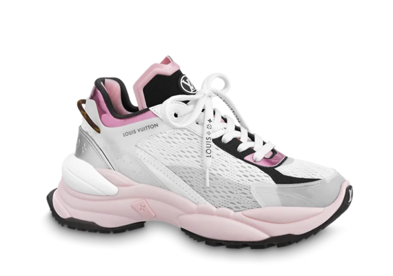 Buy New Louis Vuitton Run 55 Sneaker Rose Clair Pink for Women