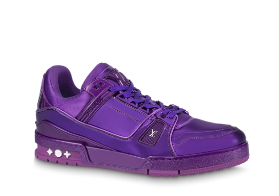 Sale on Men's LV Trainer Sneaker Purple â€” Get it Now!