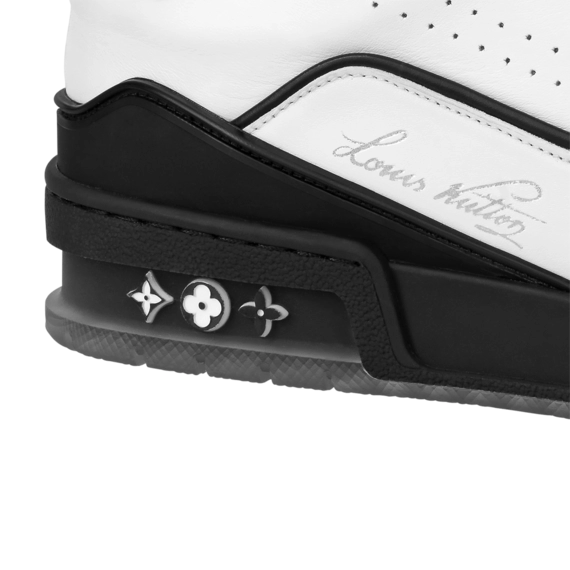 Don't Miss Out - Men's LV Trainer Sneaker Black/White On Sale Now!