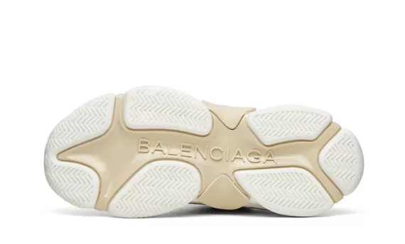 Get the Latest Balenciaga Triple S White Trainers For Womens