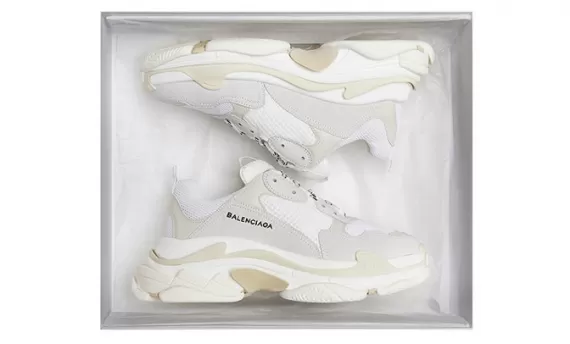 Women's Fashion - Balenciaga White Triple S New Trainers