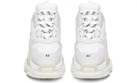 Balenciaga Triple S Trainers - Stylish Women's White Trainers