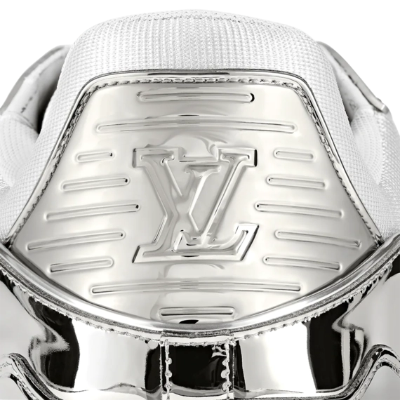 Buy the original LV Trainer Sneaker Silver for men