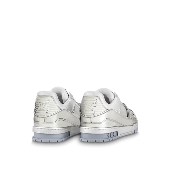 Get your new LV Trainer Sneaker Silver for men