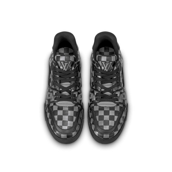 Sale on Men's LV Trainer Sneaker Black - Buy Now!