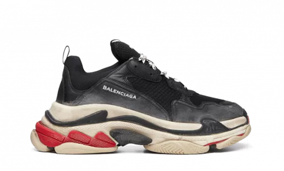 Balenciaga Triple S - Trainers Black / Red for Men - Buy Now.