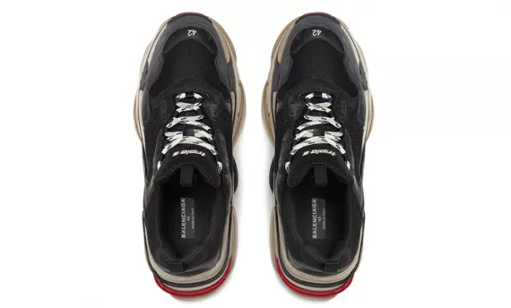 Balenciaga Triple S - Trainers  Black / Red