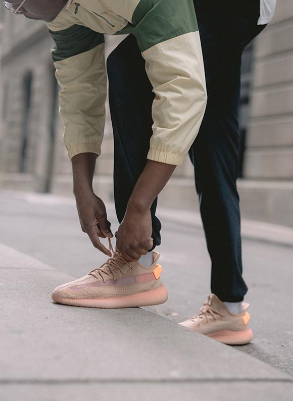 yeezy v2 clay on feet